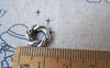 Accessories - 20 Pcs Of Antique Silver Lovely Twisted Coiled Ring 3x11mm A4485