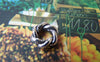 Accessories - 20 Pcs Of Antique Silver Lovely Twisted Coiled Ring 3x11mm A4485