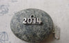 Accessories - 20 Pcs Of Antique Silver Number 2014 Charms 8x15mm A6734