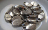 Accessories - 20 Pcs Of Antique Silver Oval Charms 8x15mm A3116