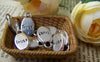 Accessories - 20 Pcs Of Antique Silver Oval Charms 8x15mm A3286