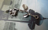 Accessories - 20 Pcs Of Antique Silver Pewter Flower Branch Charms 13x41mm A7175