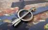Accessories - 20 Pcs Of Antique Silver Ring Arrow Charms 13x28mm A2319