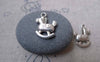 Accessories - 20 Pcs Of Antique Silver Rocking Horse Charms 14x18mm Double Sided A7567