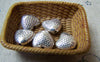 Accessories - 20 Pcs Of Antique Silver Rondelle Fish Heart Beads 10mm A5734
