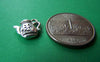 Accessories - 20 Pcs Of Antique Silver Rondelle Teapot Charms 13mm A1288