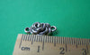 Accessories - 20 Pcs Of Antique Silver Rose Flower Connectors Charms 10x15mm A1107