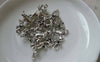Accessories - 20 Pcs Of Antique Silver Running Deer Charms 17x22mm A6330
