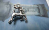 Accessories - 20 Pcs Of Antique Silver Running Deer Charms 17x22mm A6330