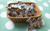 Accessories - 20 Pcs Of Antique Silver Running Horse Charms 14x18mm A553