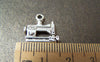 Accessories - 20 Pcs Of Antique Silver Sewing Machine Charms 12x14mm A869