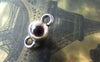 Accessories - 20 Pcs Of Antique Silver Smooth Ball Connector  Size 8x14mm A5373
