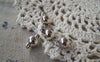 Accessories - 20 Pcs Of Antique Silver Smooth Ball Connector  Size 8x14mm A5373