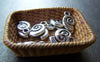 Accessories - 20 Pcs Of Antique Silver Spiral Snail Charms 7x12mm A4161