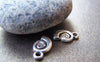 Accessories - 20 Pcs Of Antique Silver Spiral Snail Charms 7x12mm A4161