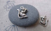 Accessories - 20 Pcs Of Antique Silver Squirrel Charms 13x15mm A7558