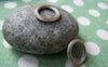 Accessories - 20 Pcs Of Antique Silver Textured Coiled Ring Connectors 13mm A1131