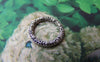 Accessories - 20 Pcs Of Antique Silver Textured Heart Ring Charms 14mm A4084