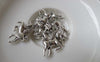 Accessories - 20 Pcs Of Antique Silver Unicorn Charms Pendants 17x24mm A7176