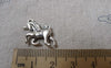 Accessories - 20 Pcs Of Antique Silver Unicorn Charms Pendants 17x24mm A7176