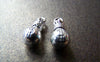 Accessories - 20 Pcs Of Antique Silver US Dollar Money Bag Sack Charms 7x15mm A1343