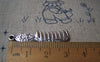 Accessories - 20 Pcs Of Antique Silver Vintage Flower Comb Charms 8x36mm A893