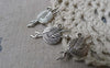 Accessories - 20 Pcs Of Antique Silver Yarn Ball With Knitting Needles Charms 12x24mm A6724