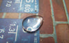 Accessories - 20 Pcs Of Crystal Glass Dome Tear Drop Cabochon Cameo 10x14mm A2234