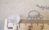 Accessories - 20 Pcs Of Frosted Glass Dome Round Cabochon Cameo 10mm A5441
