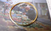 Accessories - 20 Pcs Of Gold Tone Brass Seamless Rings 30mm 20gauge A7375