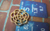 Accessories - 20 Pcs Of Gold Tone Filigree Flower Connector Charms 15mm A4524