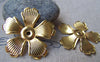 Accessories - 20 Pcs Of Gold Tone Flower Spacer Bead Caps 33mm A1946