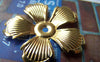 Accessories - 20 Pcs Of Gold Tone Flower Spacer Bead Caps 33mm A1946
