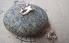 Accessories - 20 Pcs Of Lovely Filigree Silver Tone Ear Clips 12mm A1130