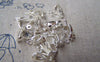 Accessories - 20 Pcs Of Lovely Filigree Silver Tone Ear Clips 12mm A1130