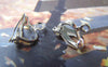 Accessories - 20 Pcs Of Lovely Filigree Silver Tone Ear Clips 12mm A1130