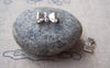 Accessories - 20 Pcs Of Silver Tone Bow Tie Knot Connector 7x12mm A4478