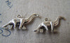 Accessories - 20 Pcs Of Tibetan Silver 3D Dinosaur Charms 12x27mm A4316