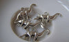 Accessories - 20 Pcs Of Tibetan Silver 3D Dinosaur Charms 12x27mm A4316