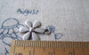 Accessories - 20 Pcs Of Tibetan Silver Antique Silver 6 Leaf Flower Charms 14mm A3848