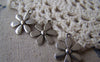 Accessories - 20 Pcs Of Tibetan Silver Antique Silver 6 Leaf Flower Charms 14mm A3848
