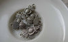 Accessories - 20 Pcs Of Tibetan Silver Antique Silver Lovely Owl Charms 9x19mm A6544