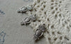 Accessories - 20 Pcs Of Tibetan Silver Antique Silver Lovely Owl Charms 9x19mm A6544
