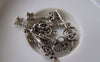 Accessories - 20 Pcs Of Tibetan Silver Antique Silver Skeleton Key Charms 10x30mm A1311