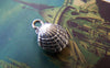 Accessories - 20 Pcs Of Tibetan Silver Lovely 3D Scallp Shell Charms Double Sided 12mm A2348