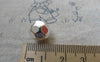 Accessories - 20 Pcs Silver Coated CCB Plastic Faceted 3D Beads 12mm A6685