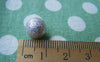 Accessories - 20 Pcs Silver Plated Sand Star Dust Beads Texured Beads 10mm A3861
