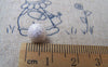 Accessories - 20 Pcs Silver Plated Sand Star Dust Beads Texured Beads 8mm A3864