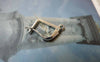 Accessories - 20 Pcs Silver Tone Brass Flat Diamond Earwire 12x20mm A6460