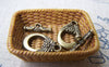 Accessories - 20 Sets Of Antique Bronze Toggle Clasps 14x18mm A224
